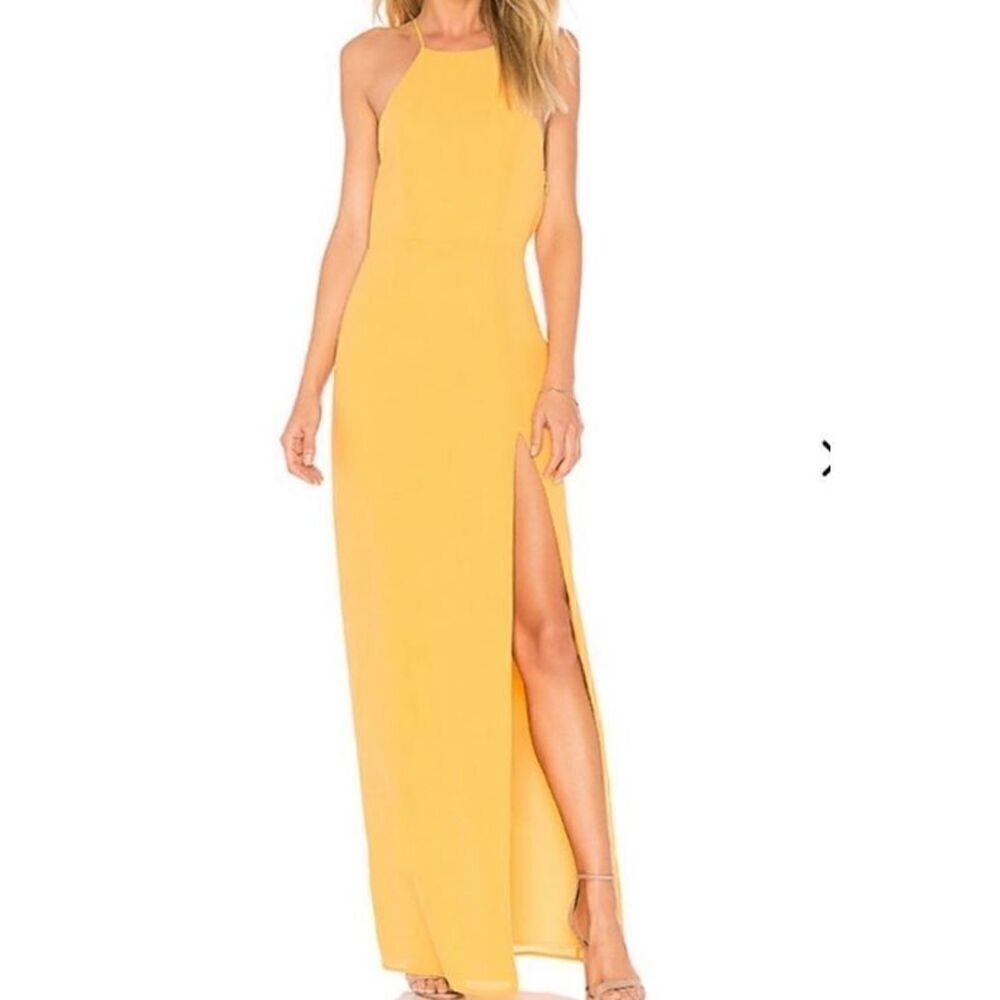 Lovers + Friends Draped Open‎ Back Sheyla Gown Size Large NWT (4-6)